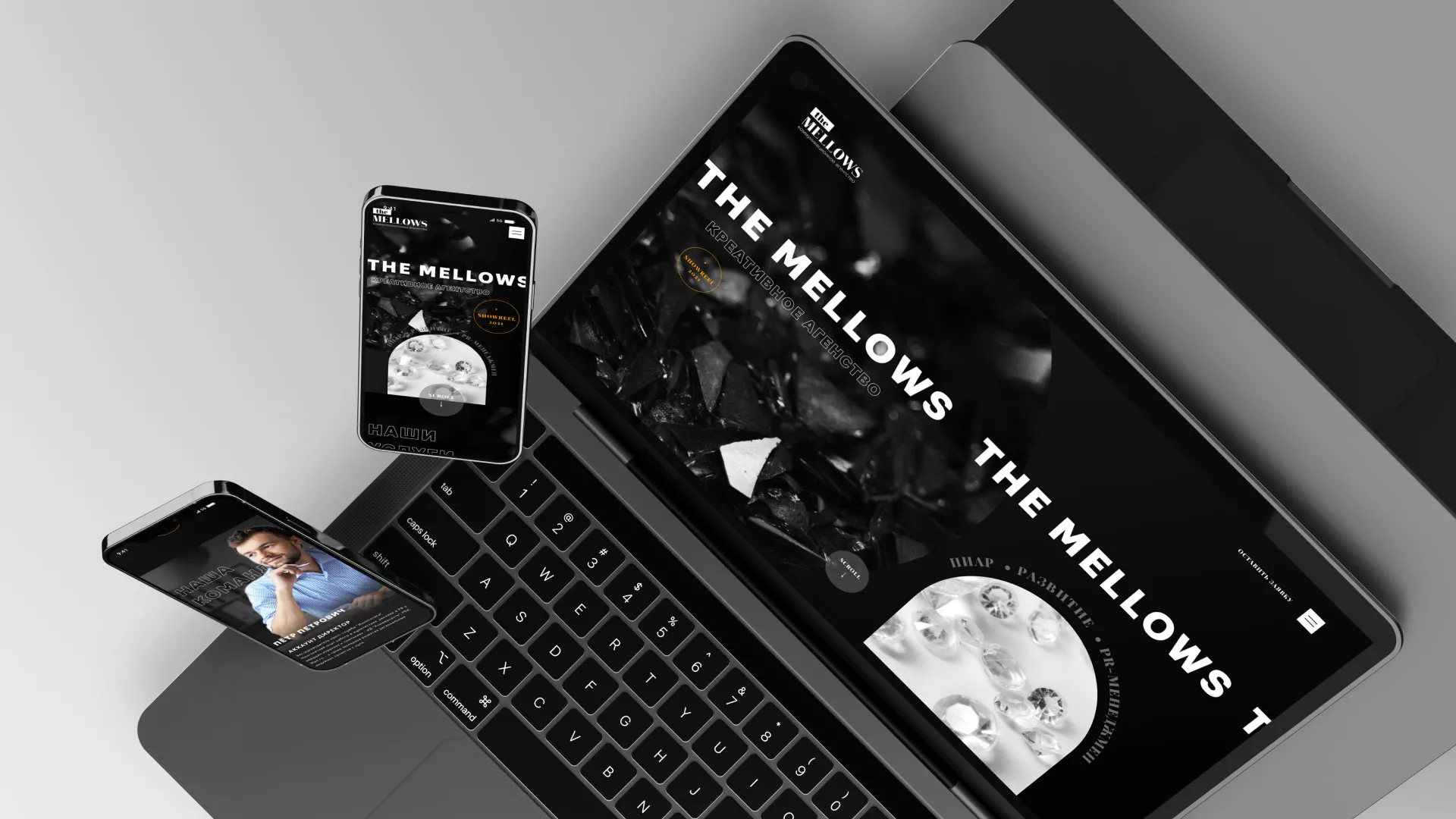 Разработка сайта креативного агентства «The Mellows» в Верхнем Тагиле